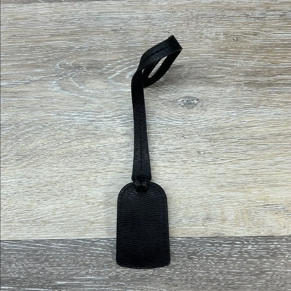 Kate spade Black Leather Bag Tag